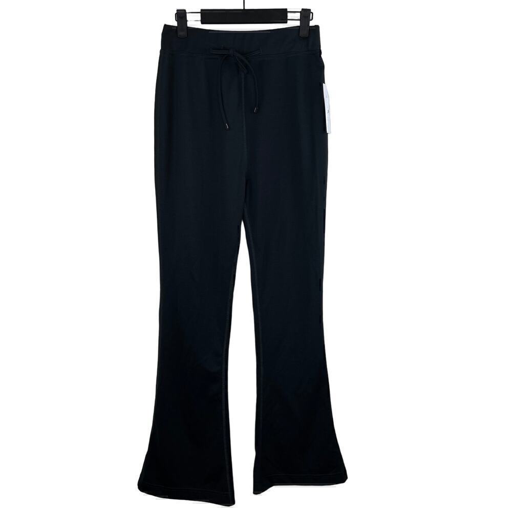 NWT Spiritual Gangster Charcoal Grey Metta High Rise Flare Yoga Pants Size Small - Picture 2 of 9
